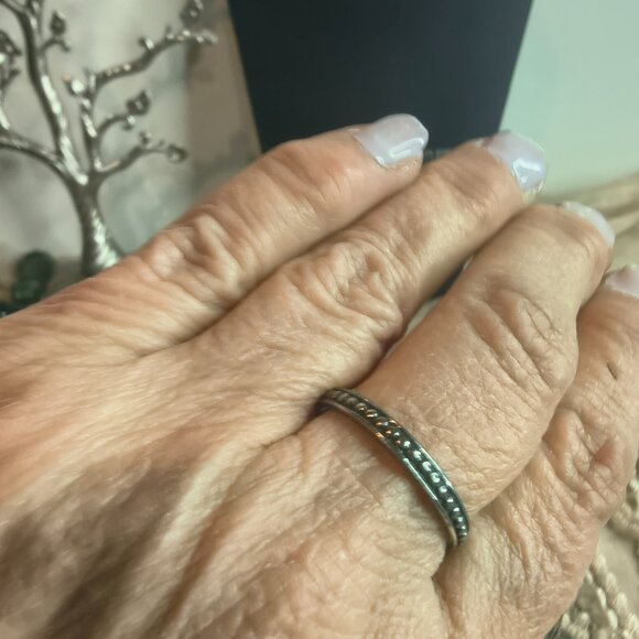 Sterling Silver Silpada  Dot Band 925 - Picture 4 of 8